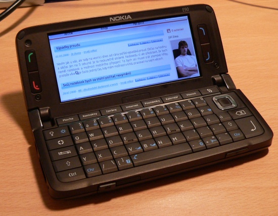 Nokia e90 v akci